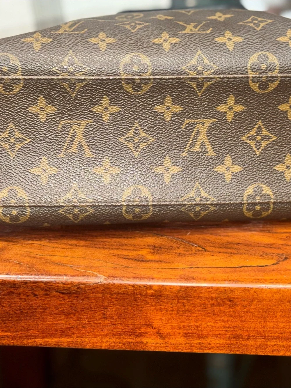 Authentic Louis Vuitton Monogram Canvas Men’s Handbag - Brown